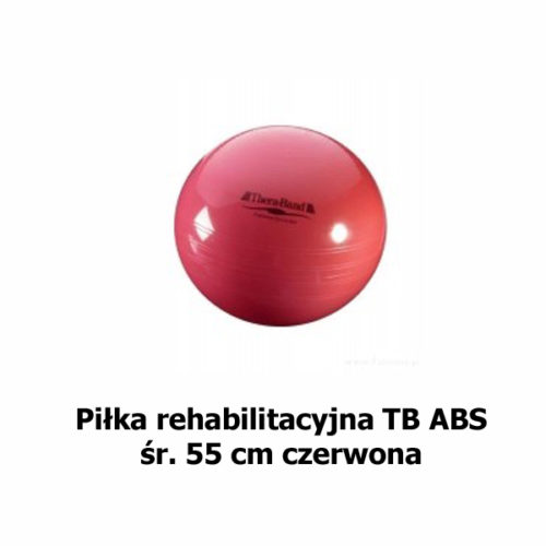 Piłka rehabilitacyjna TB ABS o śr. 55 cm czerwona