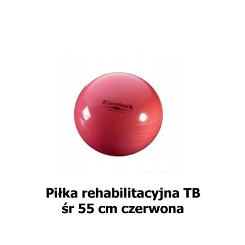 Piłka rehabilitacyjna TB o śr 55 cm czerwona