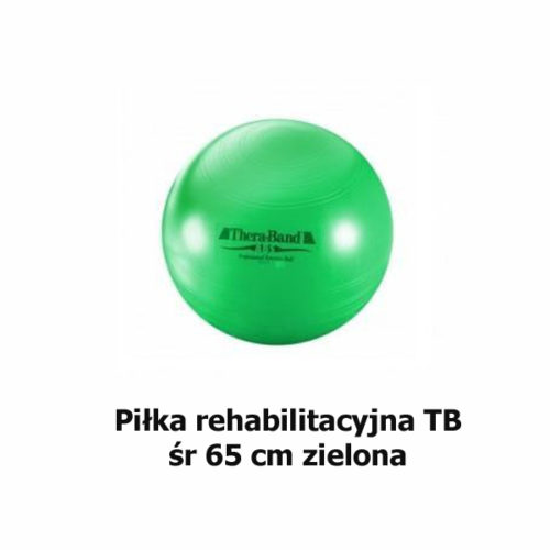 Piłka rehabilitacyjna TB o śr 65 cm zielona
