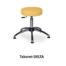 Taboret DELTA (na chromowanych nóżkach – bez kółek)