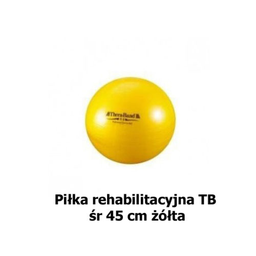 Piłka rehabilitacyjna TB o śr 45 cm żółta
