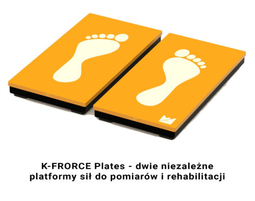 K-FORCE Plates - dwie niezależne platformy sił do pomiarów i rehabilitacji