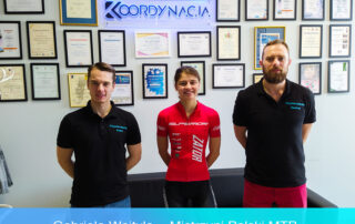 Gabriela Wojtyła - Mistrzyni Polski U23 w MTB w KOORDYNACJI 3 Gabriela Wojtyła w Centrum Medyczne KOORDYNACJA